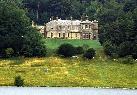 Tarn House from across the Tarn